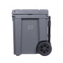 50 - 52 Qt. Premium Chest Cooler with Wheels and 4 Molded-In Cup Holders | White
