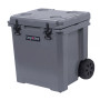 50 - 52 Qt. Premium Chest Cooler with Wheels and 4 Molded-In Cup Holders | White