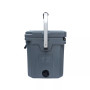 12 | 12.6 Qt. Premium Cooler with Molded-in Cup Holders and Folding Aluminum Handle |  Dark turquoise