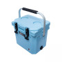 12 | 12.6 Qt. Premium Cooler with Molded-in Cup Holders and Folding Aluminum Handle |  Dark turquoise