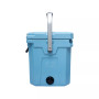 12 | 12.6 Qt. Premium Cooler with Molded-in Cup Holders and Folding Aluminum Handle |  Dark turquoise