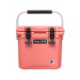 12 | 12.6 Qt. Premium Cooler with Molded-in Cup Holders and Folding Aluminum Handle |  Dark turquoise