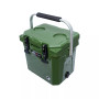12 | 12.6 Qt. Premium Cooler with Molded-in Cup Holders and Folding Aluminum Handle |  Dark turquoise