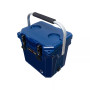 12 | 12.6 Qt. Premium Cooler with Molded-in Cup Holders and Folding Aluminum Handle |  Dark turquoise