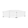 Aluminum Frame Portable Mini Greenhouse Kit Planter Box