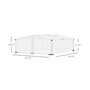 Aluminum Frame Portable Mini Greenhouse Kit Planter Box