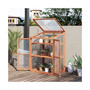 Wooden Cold Frame Greenhouse Planter Box, Herb, Vegetable Gardening