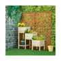 3 Tier Raised Garden Bed w/ Storage Shelf, Wooden Planter Box Kit