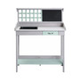 Outdoor Wooden Potting Bench Table w/ Removable Sink Open Storage