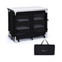 Portable BBQ Aluminum Camping Table Kitchen Cook Station