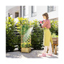 Wooden Planter with Trellis, Rustic Corner Raised Garden Bed for Vine Climbing and Vegetables, Herbs, and Flowers Growing, Backyard, Patio, Deck