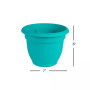 AP0827 Ariana Planter with Self-Watering Disk, Calypso - 8 inches