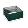 Set of 2 Elevated Wall Garden Bed, Planter Boxes for Vegetables