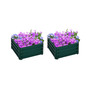 Set of 2 Elevated Wall Garden Bed, Planter Boxes for Vegetables