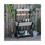 Garden Potting Bench Workstation with Hidden Storage Box and Shelves
