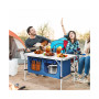 Adjustable Camping Table Aluminum w/ Storage Organizer