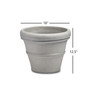 Brunello Classic Planter 16 Inch Weathered Concrete