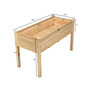 Wooden Raised Vegetable Garden Bed Elevated Grow Vegetable Planter