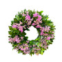 Real Ruscus, Misty Limonium Fresh Spring Wreath, 20"