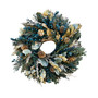 Green and Gold Real Preserved Wreath, 24"