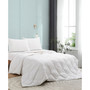 Lightweight 360 Thread Count Extra Soft Goose Down and Feather Fiber Comforter, Twin