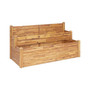 2-Tier Garden Planter 63"x29.5"x33.1" Solid Acacia Wood