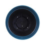 Glazed Brushed Happy Large Plastic Planter Dark Teal 15 Inch