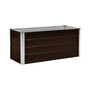 Garden Raised Bed Brown 39.4"x15.7"x17.7" Galvanized Steel
