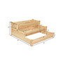 3 Tier Wooden Raised Garden Bed Planter Kit