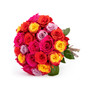 Kaleidoscope Roses Fresh Flower Bouquet