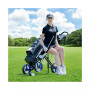 Foldable 3 Wheel Push Pull Golf Club Cart Trolley