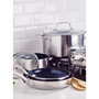 Stainless Steel Clad Pro 10 Piece Cookware Set