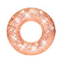 Rose Gold Glitter Pool Tube Jumbo 48"
