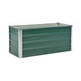 Garden Raised Bed Galvanized Steel 39.4"x15.7"x17.7" Green
