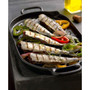 French Cast Iron 14" Oval Grill Pan