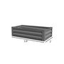 Raised Garden Bed, Antique Iron, 3.9'L x 2'W