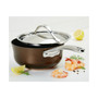 Nouvelle Copper Luxe Hard-Anodized Non-Stick 2.5-Qt. Saucier