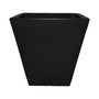 Cosmopolitan Collection Square Planter - Black - 18in