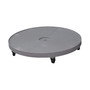 6-Wheeled Plant and Whiskey Barrel Dolly, Gray Mist, 24in