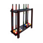 Classic Floor Billiard Pool Cue Rack