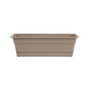 DCBT24-83 Dura Cotta Window Box Planter w/ Tray 24 Pebble Stone
