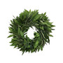 Fresh Bay Leaf and Olive Wreath, 20"