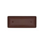 (#10183) Plastic Flower Box Tray, Brown 18"