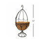13062179 Metal Plant Stand, Black