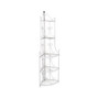 Corner Plant Rack White 14.2"x23.6"