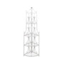 Corner Plant Rack White 14.2"x23.6"