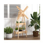 3' x 1' x 5' 2-Tier Plant Display w/ Built-In Bird House