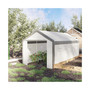 Large Walk-In Plant Hot House with 8 Closeable Windows & Weather Cover