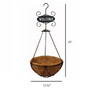 (CBS1502) Hanging Basket w/ Welcome Sign
