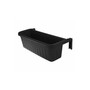Exports International 24 Adjustable Railing Planter Black